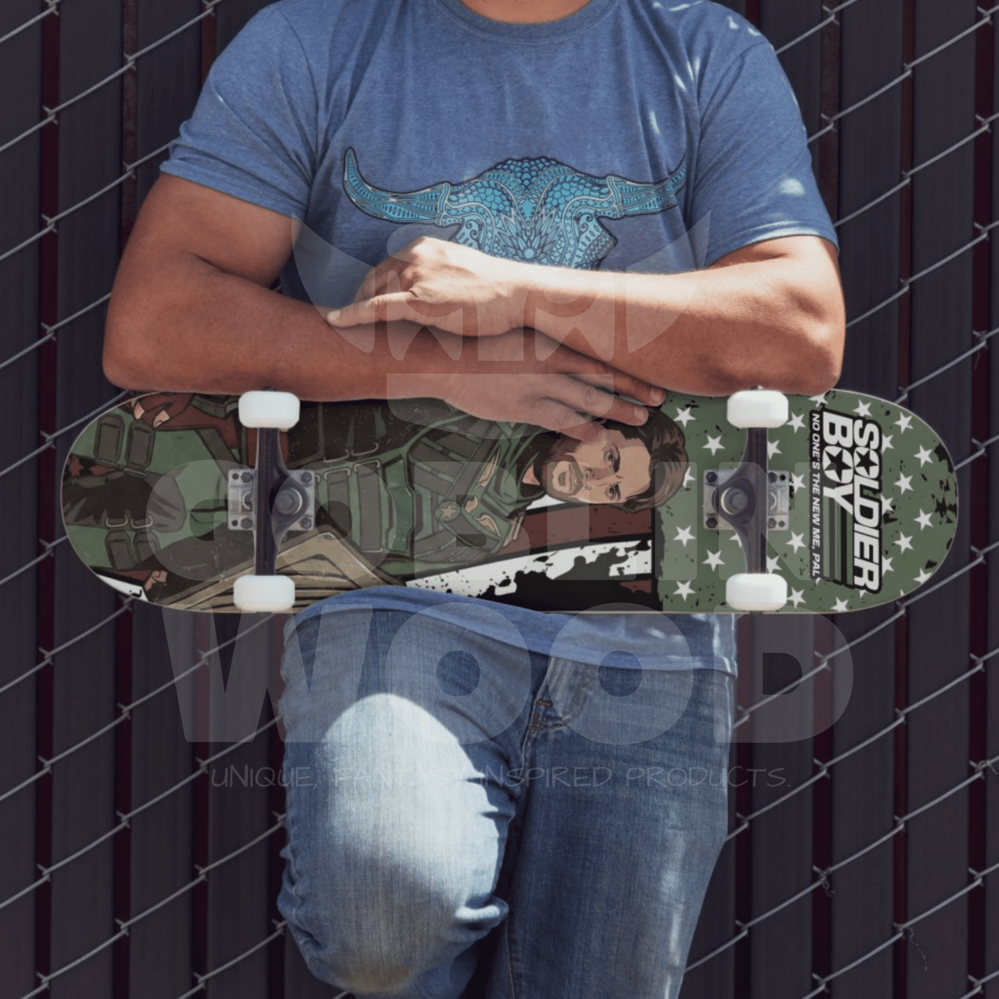 Soldier Boy - Skate Deck - The Boys Inspired - Goblin Wood Exclusive - Goblin Wood