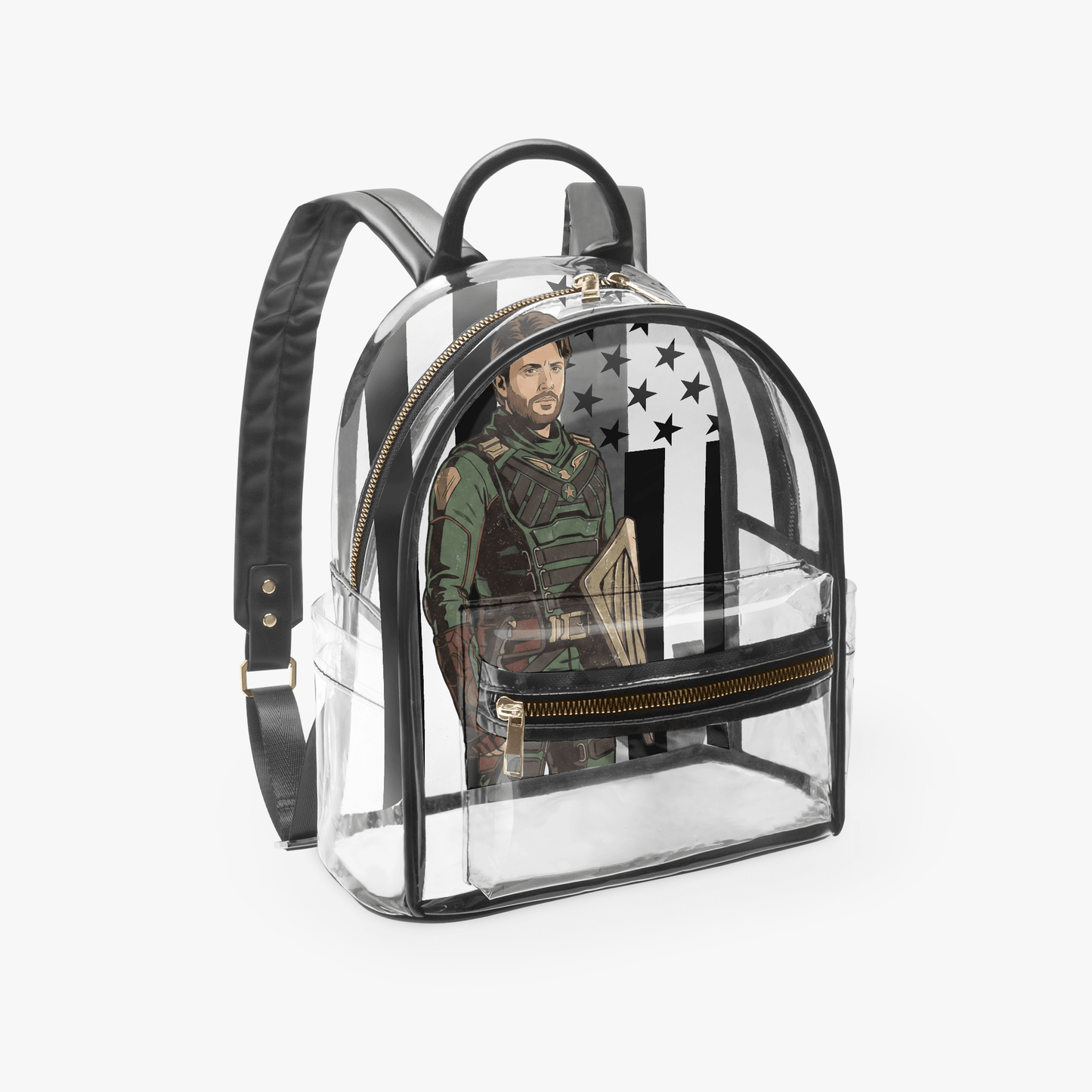 Soldier Boy - Transparent Festival Backpack - The Boys Inspired - Goblin Wood Exclusive - Goblin Wood