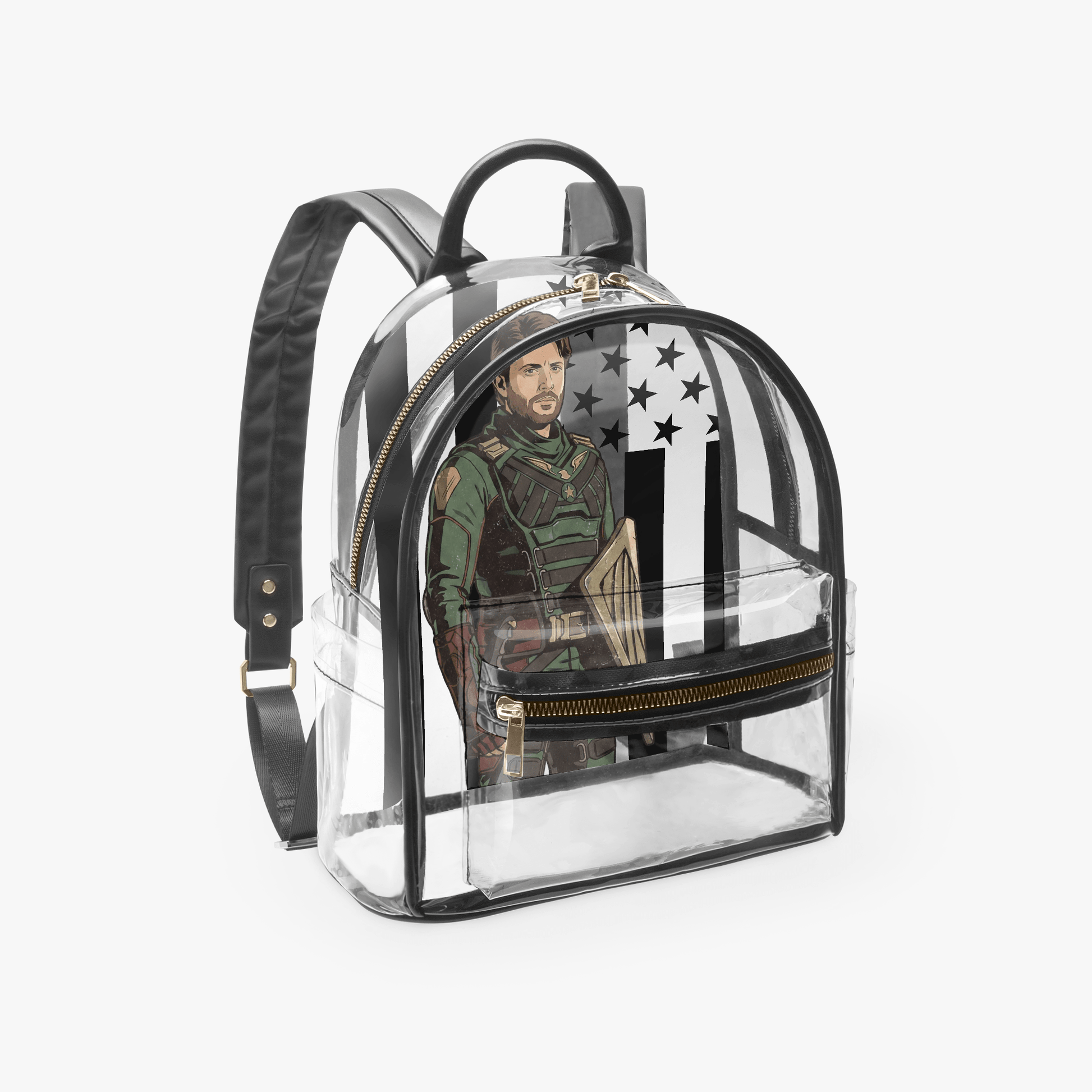 Soldier Boy - Transparent Festival Backpack - The Boys Inspired - Goblin Wood Exclusive - Goblin Wood