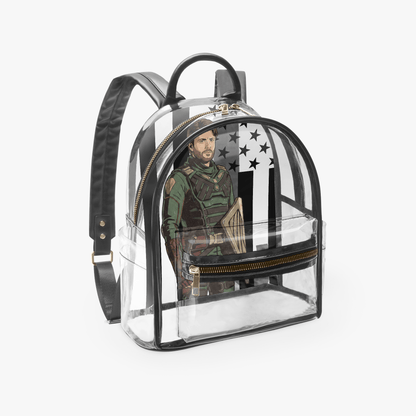 Soldier Boy - Transparent Festival Backpack - The Boys Inspired - Goblin Wood Exclusive - Goblin Wood