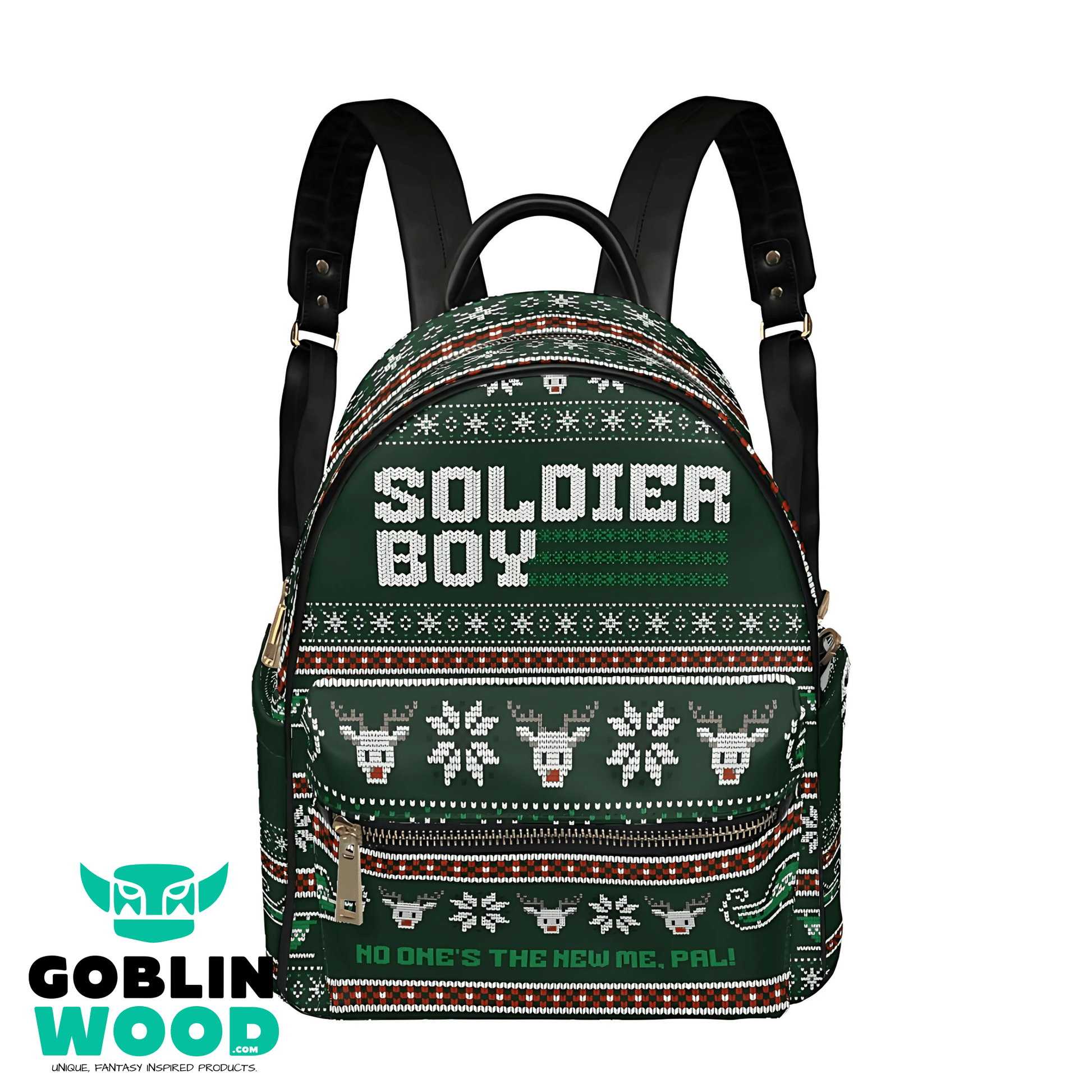 SB - Xmas Knit Pattern Mini Backpack -  - Goblin Wood Exclusive - Goblin Wood