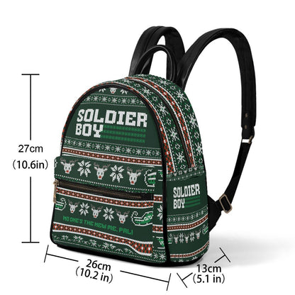 SB - Xmas Knit Pattern Mini Backpack -  - Goblin Wood Exclusive - Goblin Wood