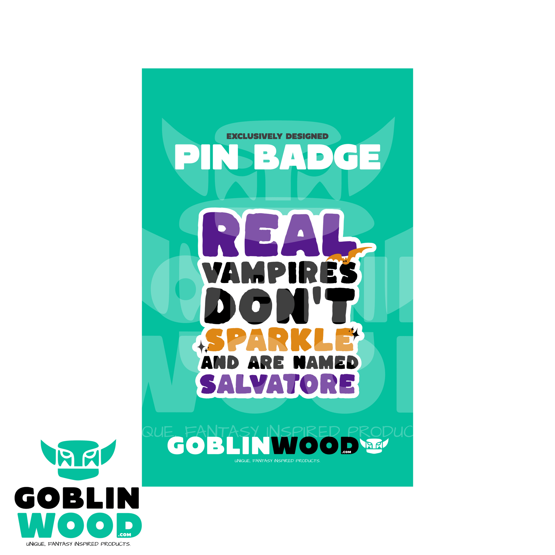 Sparkle - Acrylic Pin Badge -  - Goblin Wood Exclusive - Goblin Wood