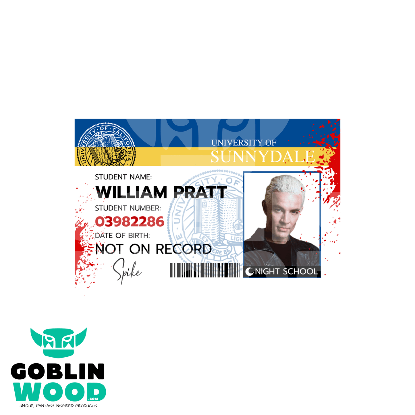 Spike - ID Badge - Angel - Goblin Wood Exclusive - Goblin Wood