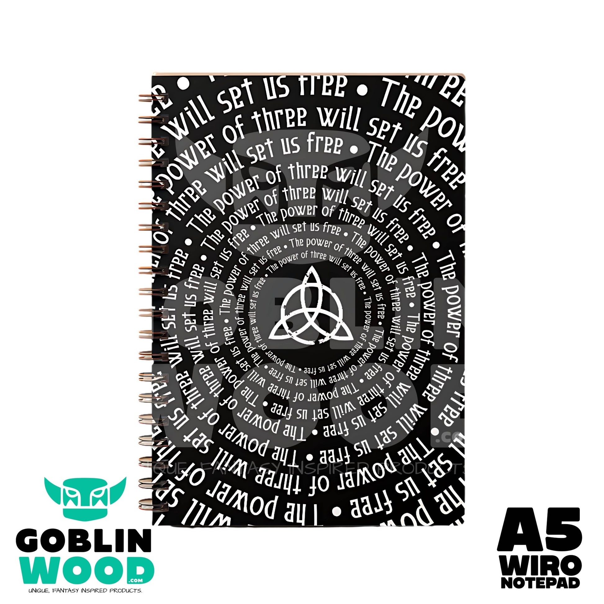Spiral - A5 Lined Notebook -  - Goblin Wood Exclusive - Goblin Wood