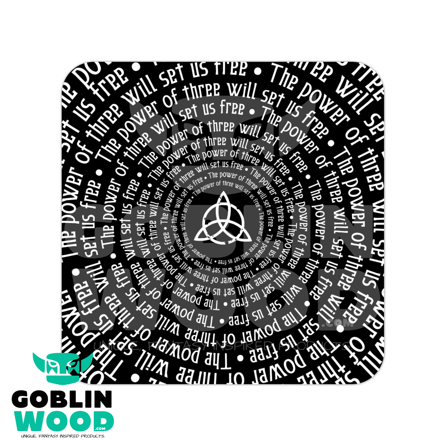 Spiral - Drinks Coaster -  - Goblin Wood Exclusive - Goblin Wood