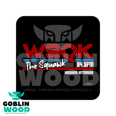 Squawk - Drinks Coaster - Stranger Things Inspired - Goblin Wood Exclusive - Goblin Wood