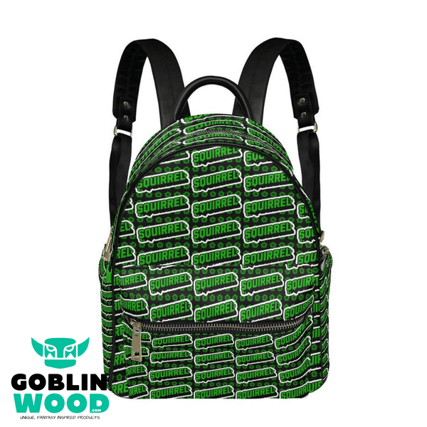 Squirrel - AOP Print Mini Backpack - Supernatural Inspired - Goblin Wood Exclusive - Goblin Wood