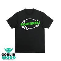 Squirrel! - Black Premium T-Shirt -  - Goblin Wood Exclusive