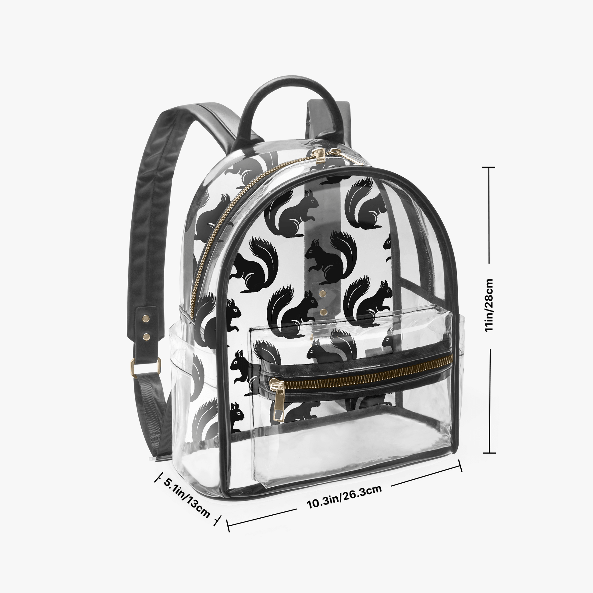 Squirrel - Transparent Festival Backpack - Supernatural Inspired - Goblin Wood Exclusive - Goblin Wood