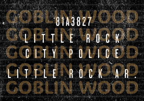 Locked Up (Squirrel) - Metal Plaque - Supernatural Inspired - Goblin Wood Exclusive