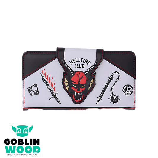 Stranger Things - Embossed Hellfire Club Purse - Goblin Wood