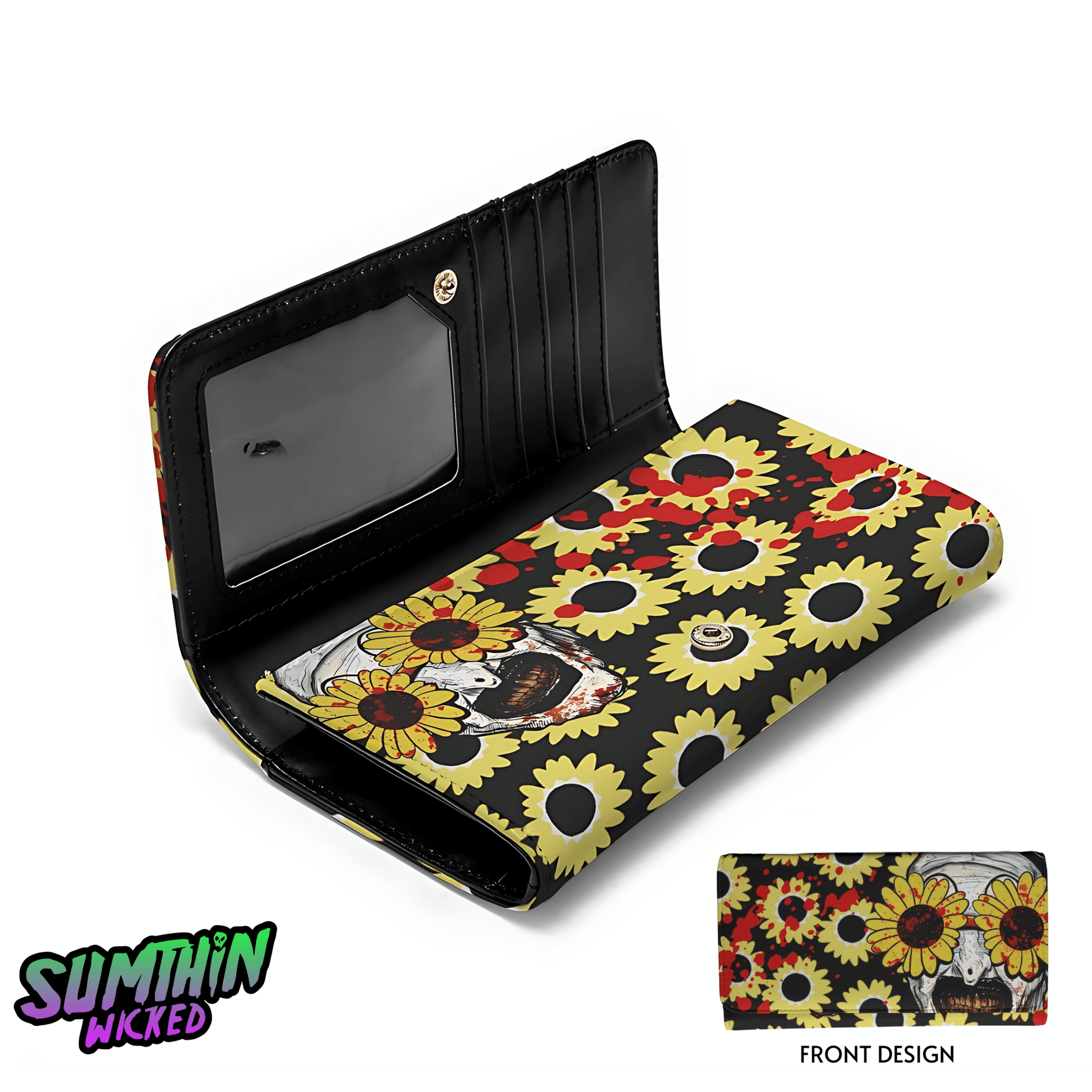 Sunnies - AOP PU Purse - Terrifier Inspired - Sumthin Wicked Exclusive - Goblin Wood