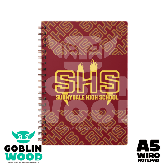 Sunnydale High - A5 Lined Notebook - Buffy Inspired - Goblin Wood Exclusive - Goblin Wood