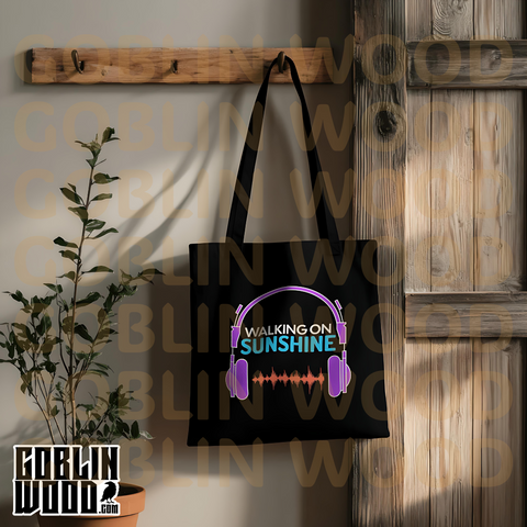 Sunshine - Black Tote Bag - Supernatural Inspired - Goblin Wood Exclusive