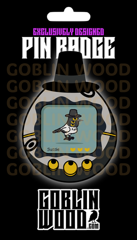 Sussie - Acrylic Tamagotchi Pin Badge - KPop Demon Hunters Inspired - Goblin Wood Exclusive