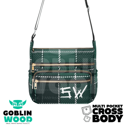 SW Plaid - Multi Pocket Crossbody - Supernatural Inspired - Goblin Wood Exclusive - Goblin Wood