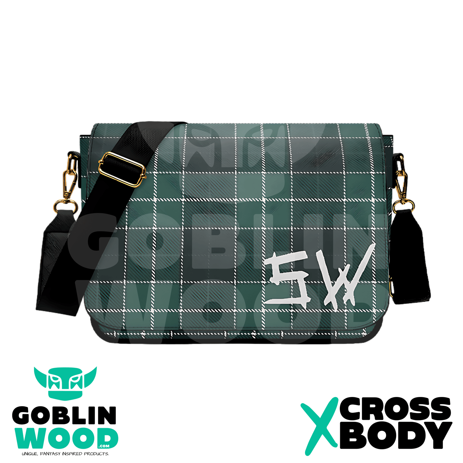SW Plaid - PU Cross Body Hand Bag - Supernatural Inspired - Goblin Wood Exclusive - Goblin Wood