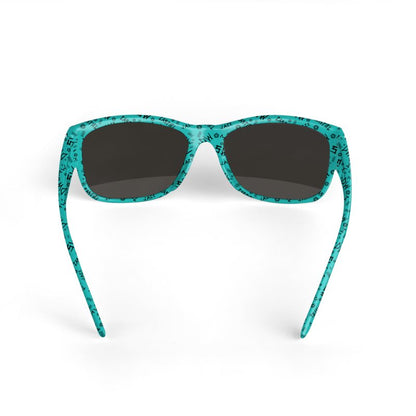 Initials (Teal) - AOP Sunglasses - Goblin Wood Exclusive