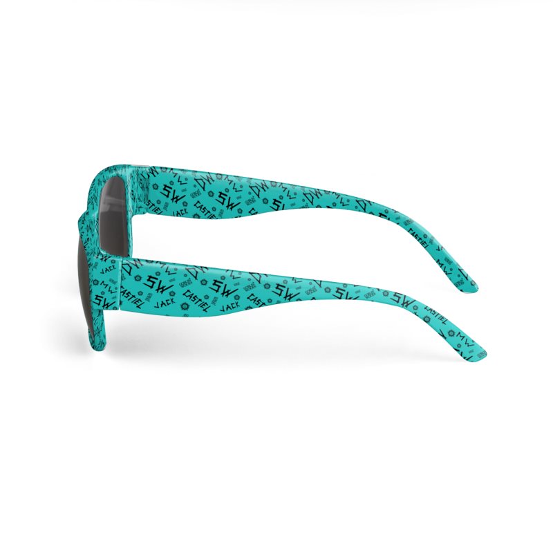 Initials (Teal) - AOP Sunglasses - Goblin Wood Exclusive