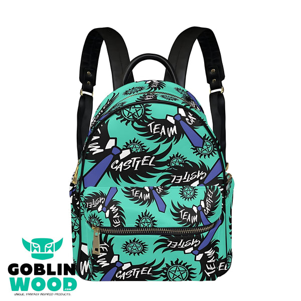 Team Castiel (Wings) - Mini Backpack - Supernatural Inspired - Goblin Wood Exclusive - Goblin Wood