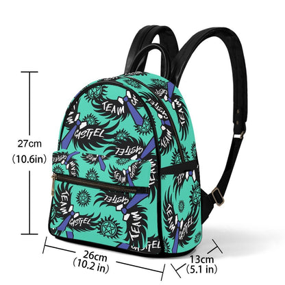 Team Castiel (Wings) - Mini Backpack - Supernatural Inspired - Goblin Wood Exclusive - Goblin Wood