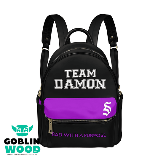 Team Damon - Mini Backpack - TVD Inspired - Goblin Wood Exclusive - Goblin Wood