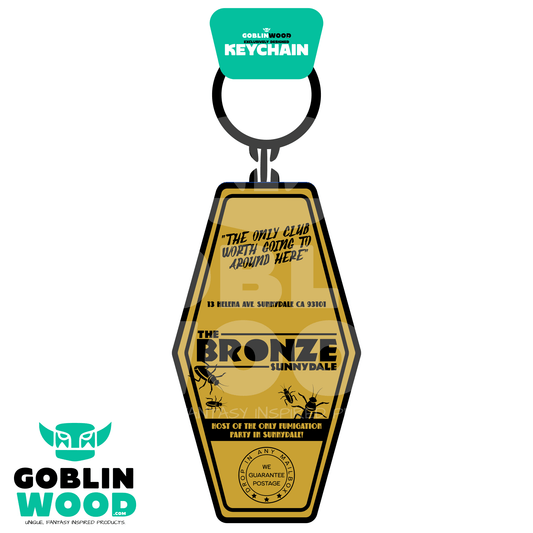 The Bronze - Acrylic Keychain - Buffy Inspired - Goblin Wood Exclusive - Goblin Wood