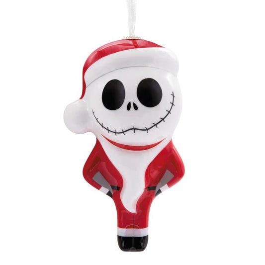 The Nightmare Before Christmas Hanging Ornament - Santa Jack Skellington - Goblin Wood
