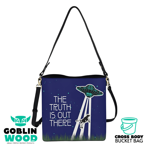 The Truth Is Out There - Cross Body Bucket Bag - The X - Files Inspired - Goblin Wood Exclusive - Goblin Wood