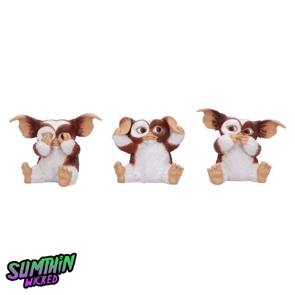Three Wise Gizmo - Set Of 3 - Gremlins - Goblin Wood