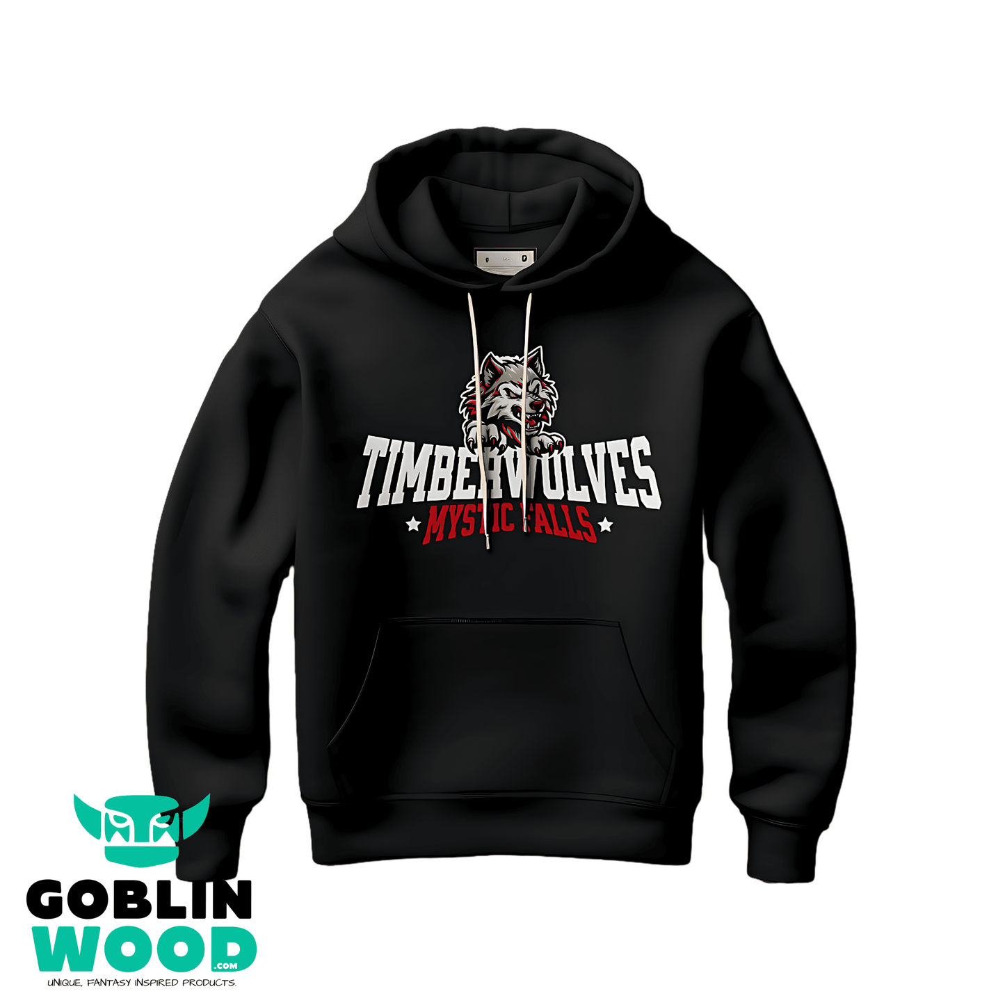 Timberwolves - Premium Black Hoody -  - Goblin Wood Exclusive - Goblin Wood