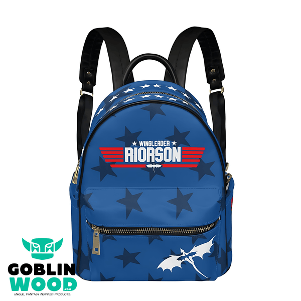 Top Dragon - AOP Mini Backpack - Fourth Wing Inspired - Goblin Wood Exclusive - Goblin Wood