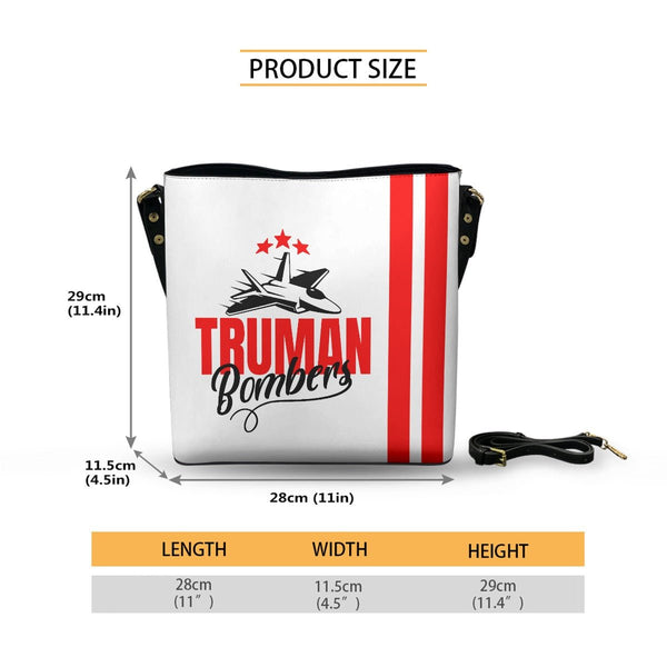 Truman Bombers - White Cross Body Bucket Bag - Supernatural Inspired - Goblin Wood Exclusive - Goblin Wood