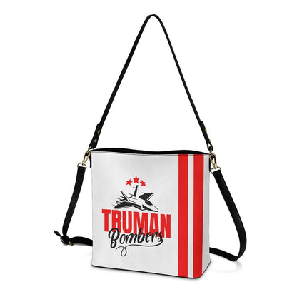 Truman Bombers - White Cross Body Bucket Bag - Supernatural Inspired - Goblin Wood Exclusive - Goblin Wood