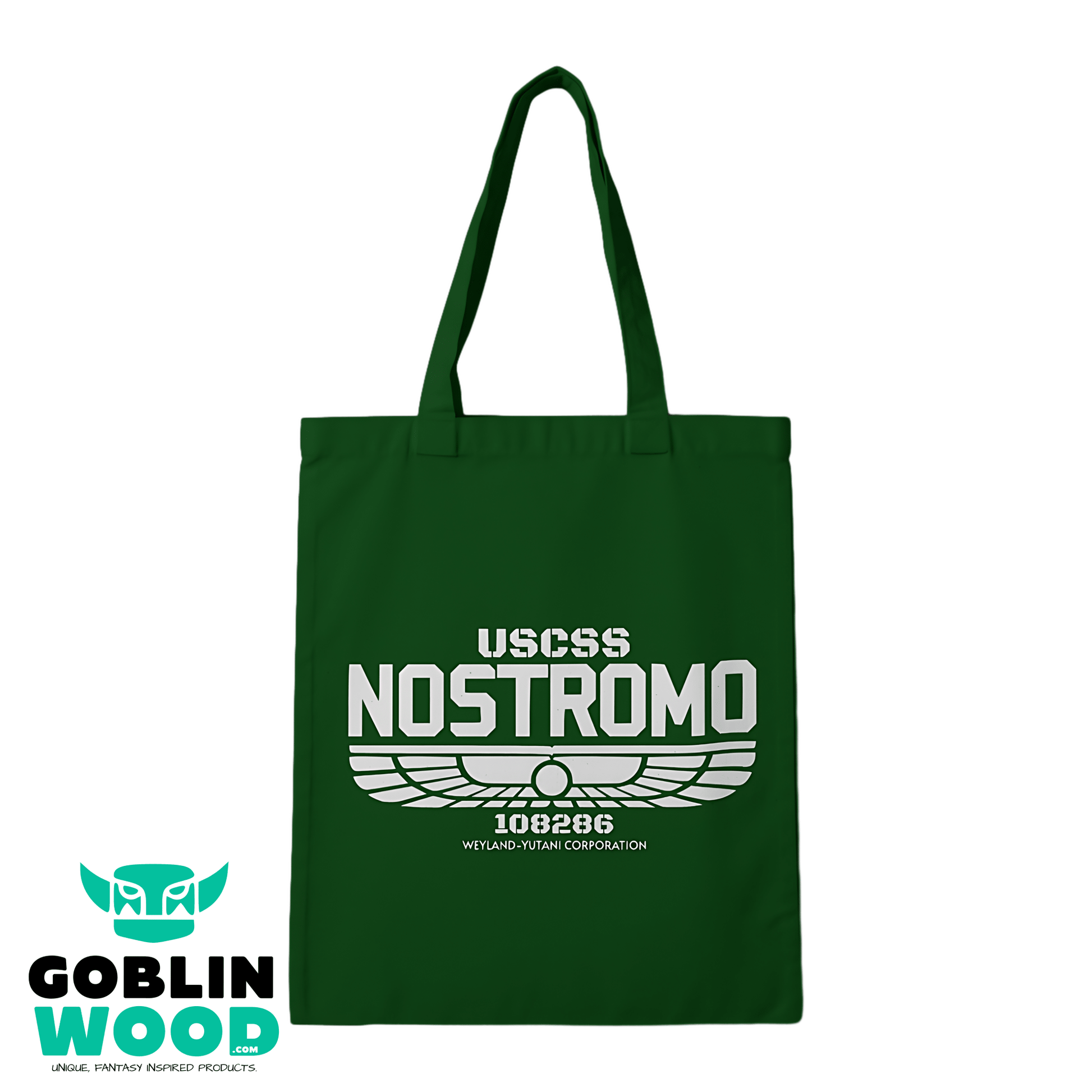 USCSS Nostromo - Forest Green Tote Bag -  - Goblin Wood Exclusive - Goblin Wood