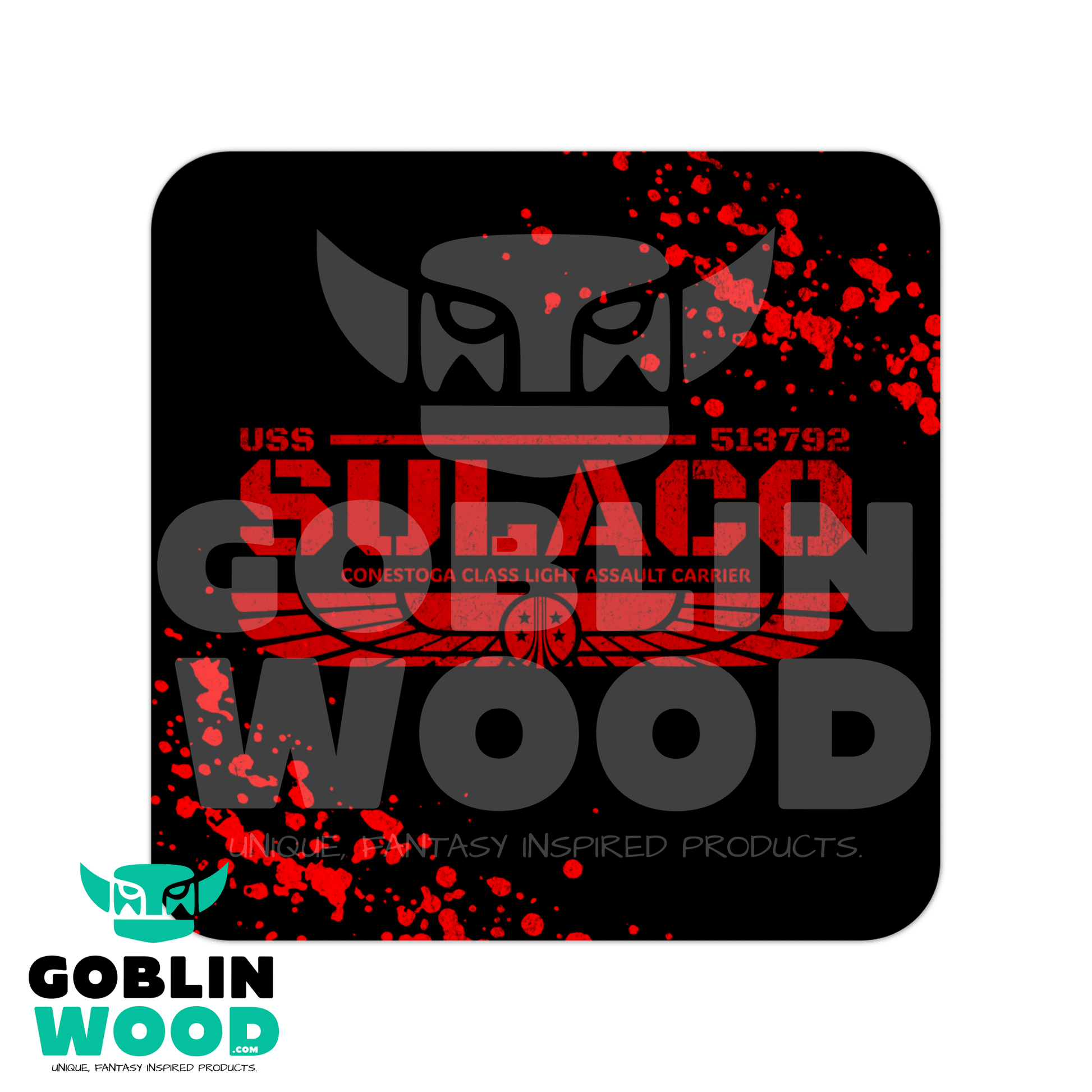 USS Sulaco - Drinks Coaster -  - Goblin Wood Exclusive - Goblin Wood
