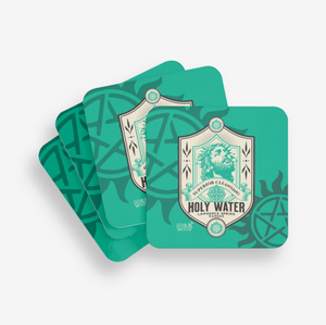 Holy Water Coaster - Supernatural inspired