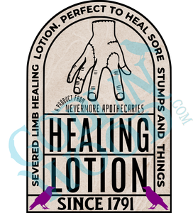 Healing Lotion - Wednesday Inspired