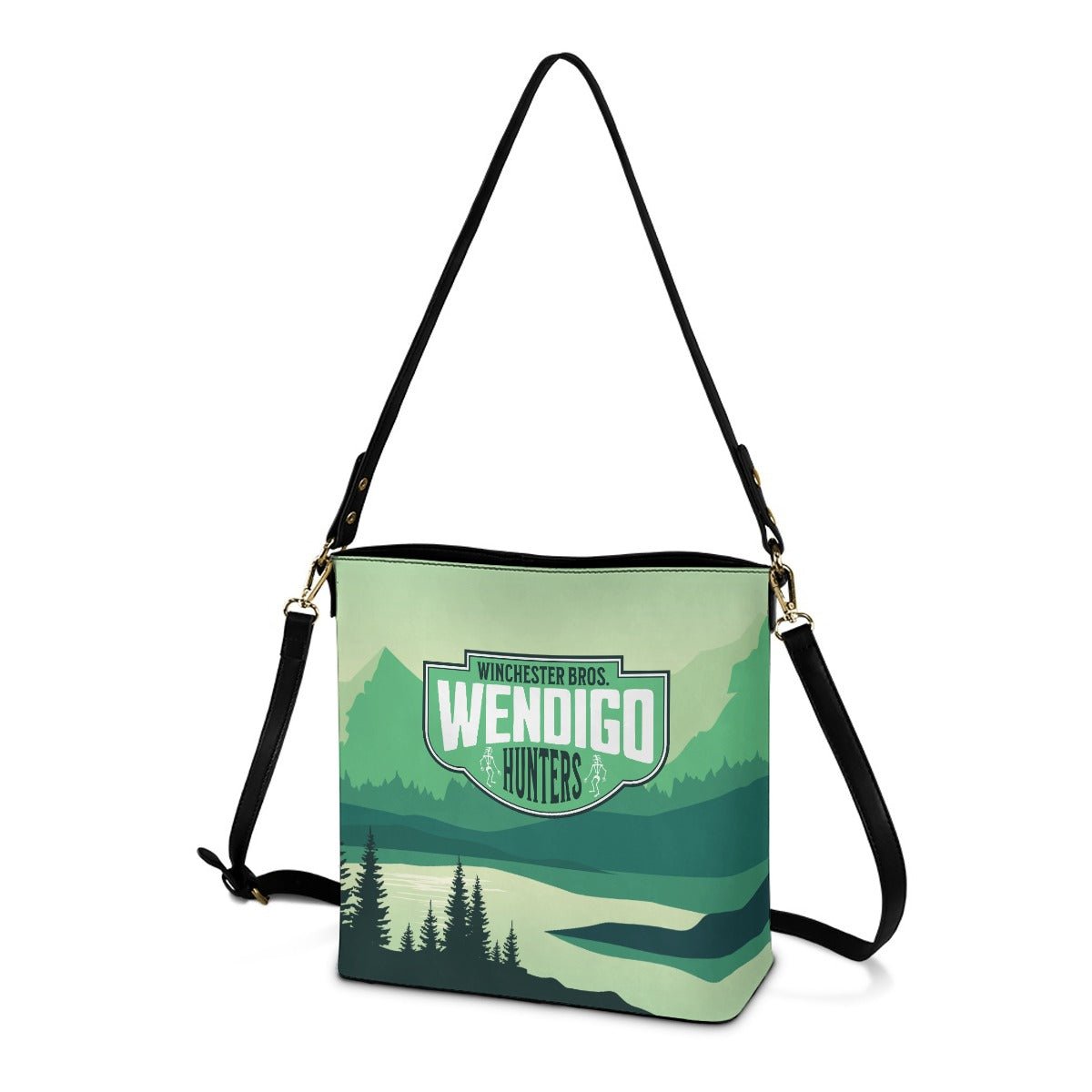 Wendigo - Cross Body Bucket Bag - Supernatural Inspired - Goblin Wood Exclusive - Goblin Wood