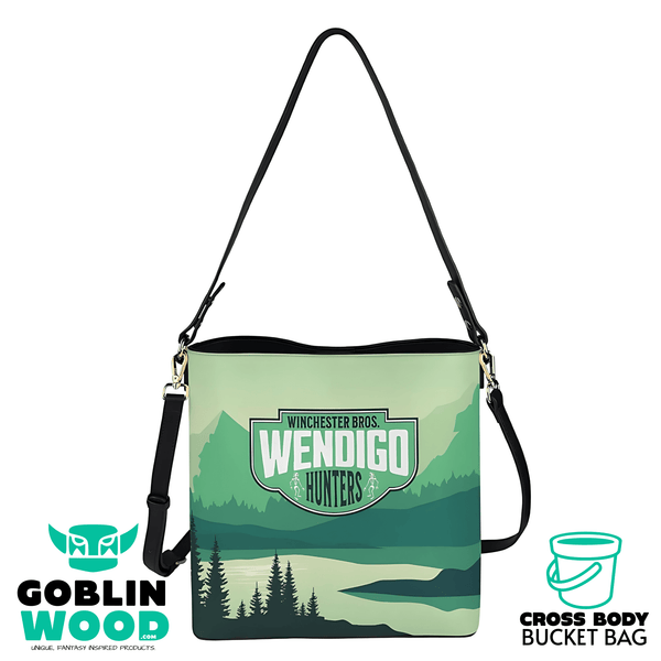 Wendigo - Cross Body Bucket Bag - Supernatural Inspired - Goblin Wood Exclusive - Goblin Wood