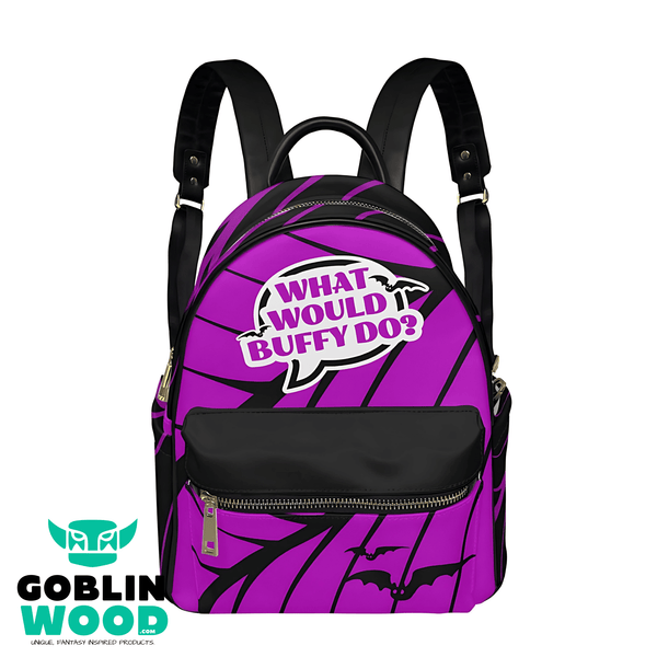 What Would Buffy Do? - Mini Backpack - Buffy Inspired - Goblin Wood Exclusive - Goblin Wood