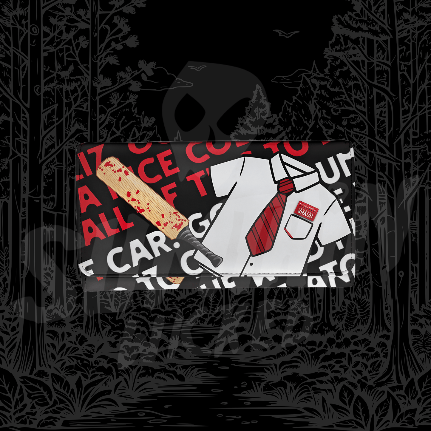 Winchester - AOP Purse - Shaun Of The Dead Inspired - Sumthin Wicked Exclusive - Goblin Wood