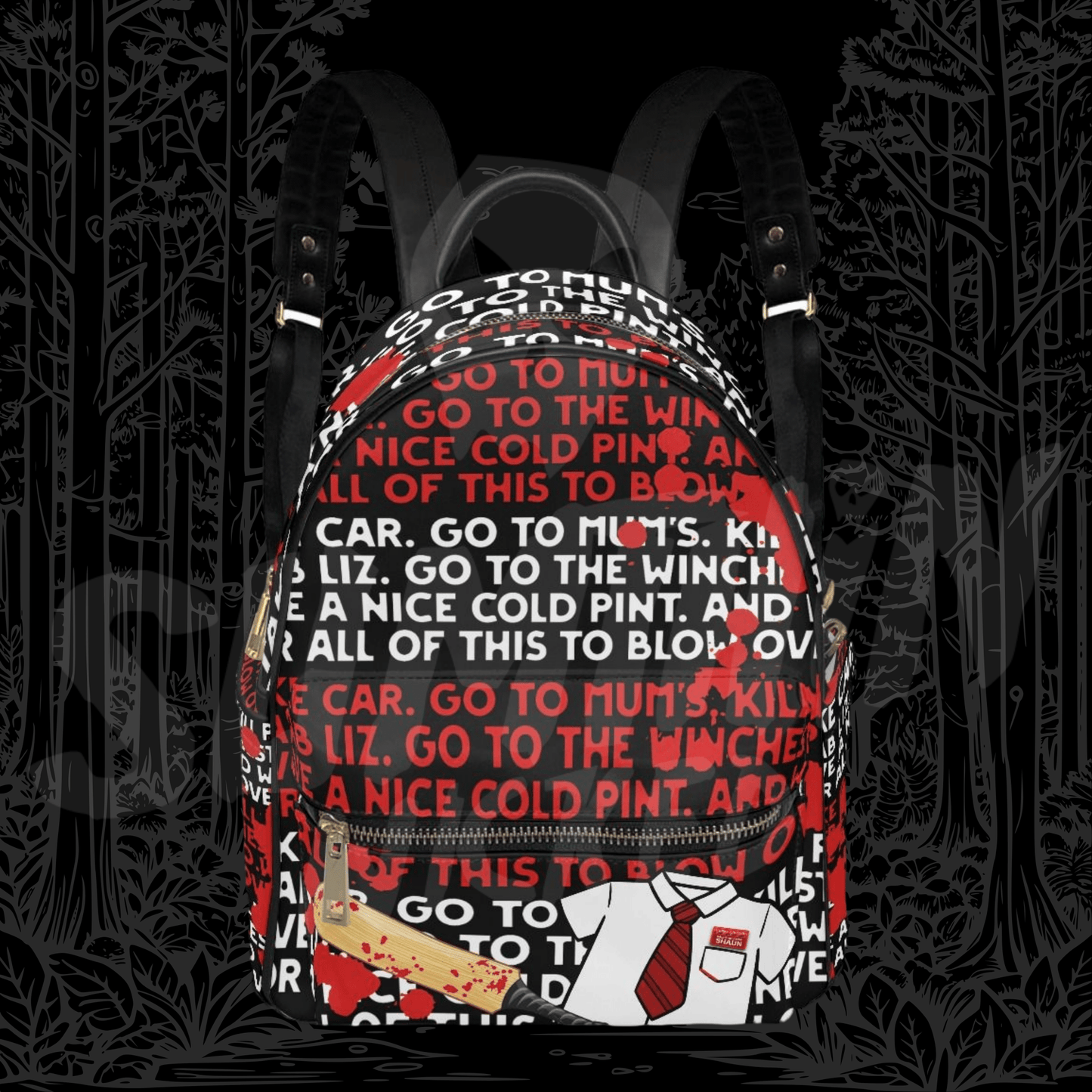 Winchester - Mini Backpack - Shaun Of The Dead Inspired - Sumthin Wicked Exclusive - Goblin Wood