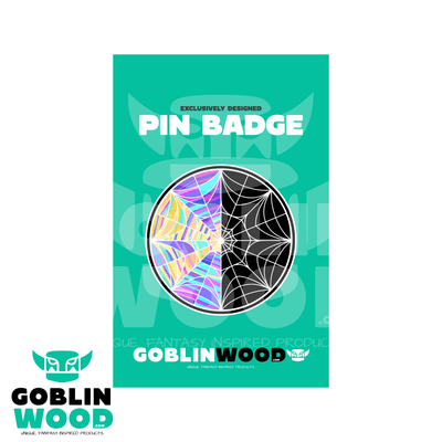 Window - Acrylic Pin Badge - Wednesday Inspired - Goblin Wood Exclusive - Goblin Wood