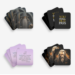 Wizard Coasters Set of Four - LOTR Inspired