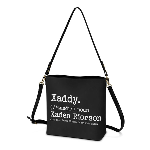 Xaddy - Cross Body Bucket Bag - Fourth Wing Inspired - Goblin Wood Exclusive - Goblin Wood