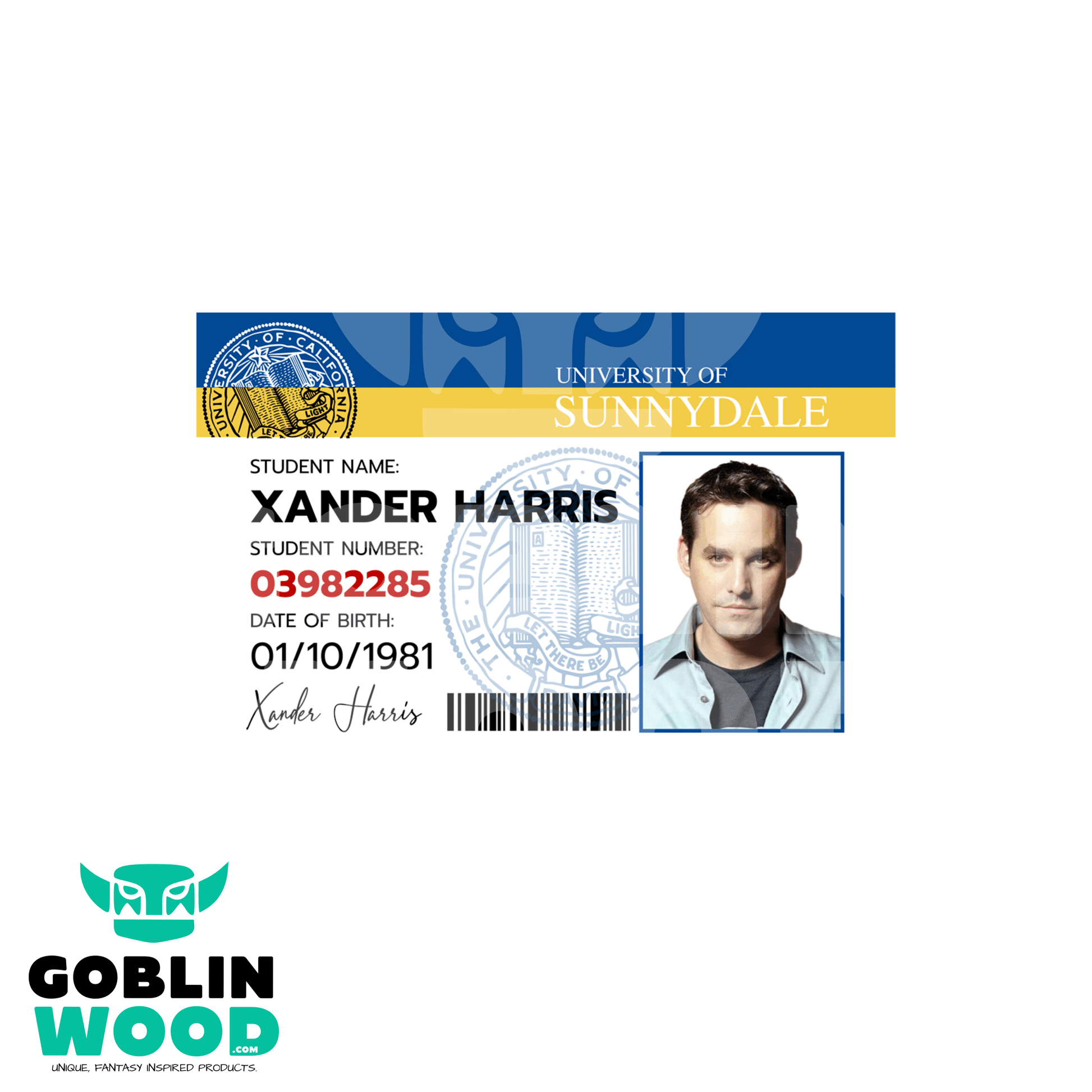 Xander - ID Badge - Angel - Goblin Wood Exclusive - Goblin Wood
